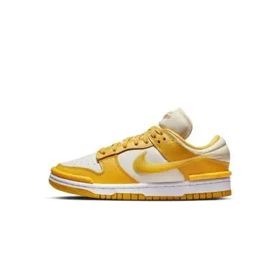 Sapatilhas Nike Dunk Low Twist Branco e Dourado para mulher