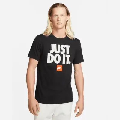 Nike just do it neck t shirt clearance