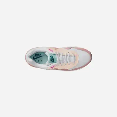 Chaussures Air Max 1 Blanc Rose pour Enfant EKINSPORT