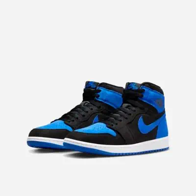 Chaussures Nike Air Jordan 1 Retro High OG Noir Bleu pour Homme EKINSPORT