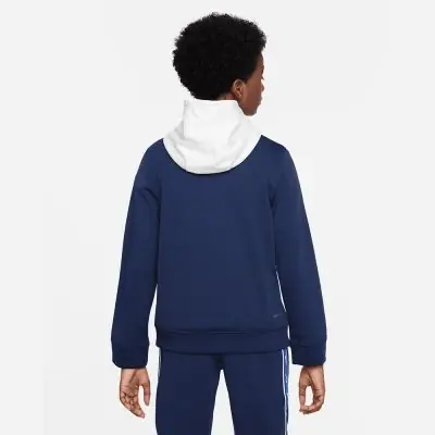 sweat a capuche zippe nike sportswear repeat enfant dz5622 410