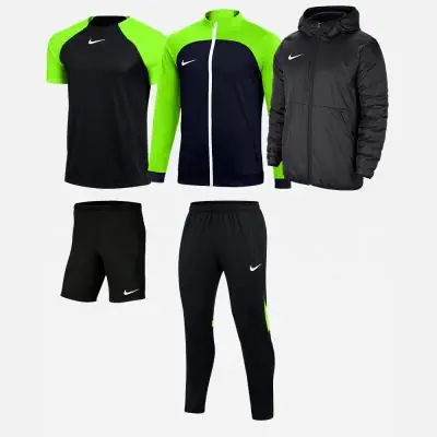 Ensemble Nike enfant Pack 5 pièces Maillot Academy Pro Short Park III Veste Academy Pro Pantalon de survêtement Academy Pro Veste doublée Team Fall DH9279 BV6865 DH9283 DH9325 CW6159