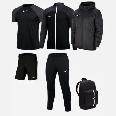 Ensemble Nike enfant Pack 6 pièces Maillot Academy Pro Short Park III Veste Academy Pro Pantalon de survêtement Academy Pro Veste doublée Team Sac à dos Academy Team Fall DH9279 BV6865 DH9283 DH9325 CW6159 DA2571
