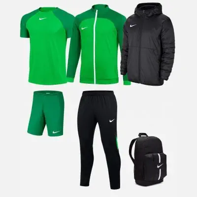 Ensemble Nike enfant Pack 6 pièces Maillot Academy Pro Short Park III Veste Academy Pro Pantalon de survêtement Academy Pro Veste doublée Team Sac à dos Academy Team Fall DH9279 BV6865 DH9283 DH9325 CW6159 DA2571