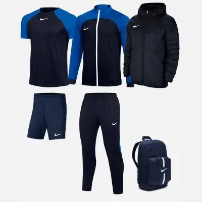 Ensemble Nike enfant Pack 6 pièces Maillot Academy Pro Short Park III Veste Academy Pro Pantalon de survêtement Academy Pro Veste doublée Team Sac à dos Academy Team Fall DH9279 BV6865 DH9283 DH9325 CW6159 DA2571