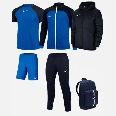 Ensemble Nike enfant Pack 6 pièces Maillot Academy Pro Short Park III Veste Academy Pro Pantalon de survêtement Academy Pro Veste doublée Team Sac à dos Academy Team Fall DH9279 BV6865 DH9283 DH9325 CW6159 DA2571
