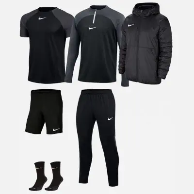 Ensemble Nike enfant Pack 6 pièces Maillot Academy Pro Short Park III Chaussettes SQuad Veste Academy Pro Pantalon de survêtement Academy Pro Veste doublée Team Fall DH9279 BV6865 SK0030 DH9283 DH9325 CW6159