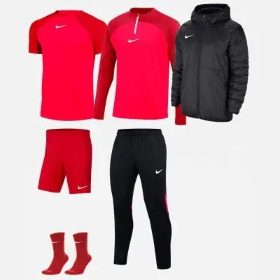 Ensemble Nike enfant Pack 6 pièces Maillot Academy Pro Short Park III Chaussettes SQuad Veste Academy Pro Pantalon de survêtement Academy Pro Veste doublée Team Fall DH9279 BV6865 SK0030 DH9283 DH9325 CW6159