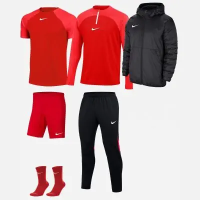 Ensemble Nike enfant Pack 6 pièces Maillot Academy Pro Short Park III Chaussettes SQuad Veste Academy Pro Pantalon de survêtement Academy Pro Veste doublée Team Fall DH9279 BV6865 SK0030 DH9283 DH9325 CW6159