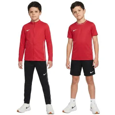 ensemble nike park 26 enfant survetement maillot short rouge