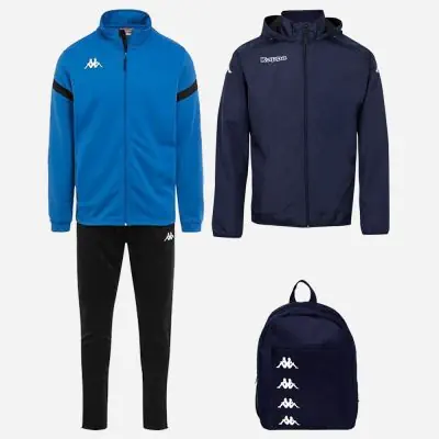 Veste zippée Kappa football soccer Brazil homme taille S bleu - France