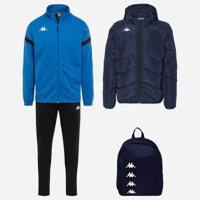 pack enfant kappa dalcito 4 pièces ensemble de survetement sac veste