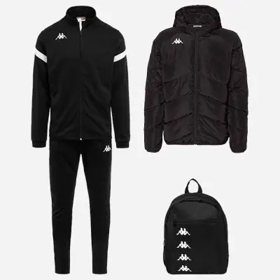 pack enfant kappa dalcito 4 pièces ensemble de survetement sac veste