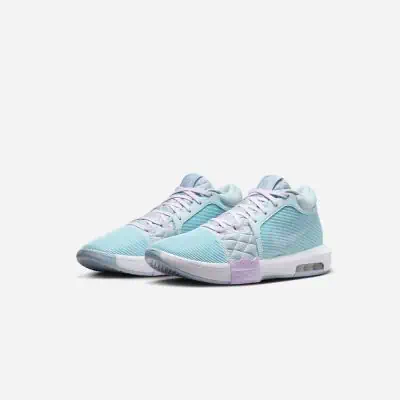 Sky blue basketball shoes top
