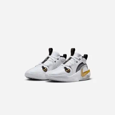 Nike white and gold basketball shoes online