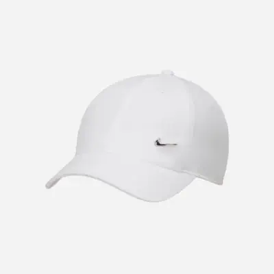 Casquette Nike Dri-Fit Club Unstructured Metal Swoosh Blanc FB5372-100
