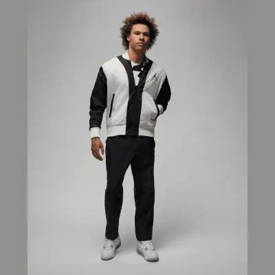 Veste nike blanche et noir jordan on sale