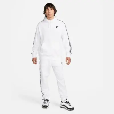 Survet nike blanc homme best sale