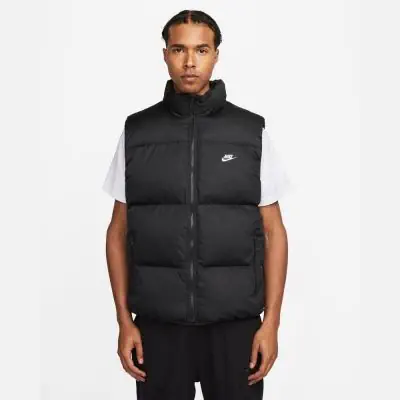 Doudoune sans manches Nike Club Therma-FIT Puffer Noir pour Homme FB7373-010