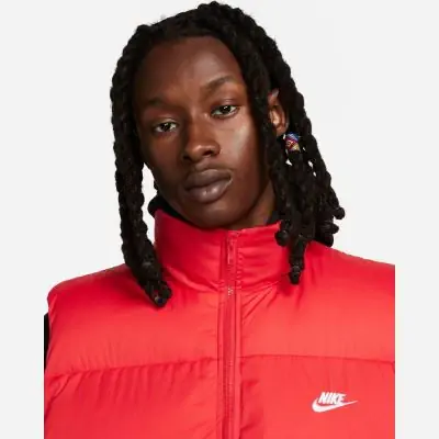 Doudoune sans manches Nike Club Therma FIT Puffer Rouge pour Homme EKINSPORT