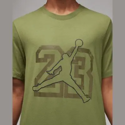 Olive green jordan shirt online
