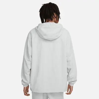 Men's Nike Club Woven Dark Grey Waterproof Jacket | EKINSPORT Men's Nike Club Woven Dark Grey Waterproof Jacket | EKINSPORT