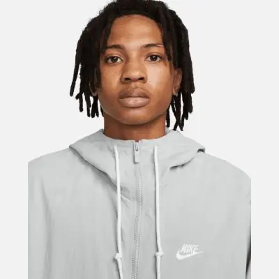 Mens grey nike coat cheap