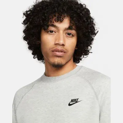Felpa Nike Tech Fleece Crew Uomo Grigio EKINSPORT