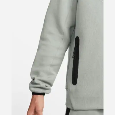 Men's Nike Tech Fleece Windrunner Grey Zip Hoodie EKINSPORT