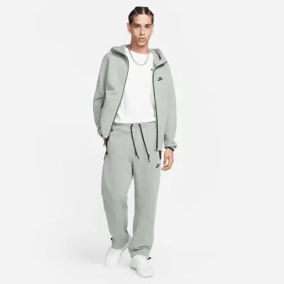 Nike tech fleece gris homme discount