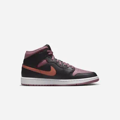 Air Jordan Mid SE Black Orange Men's Shoes EKINSPORT