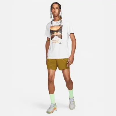 Nike Trail T-shirt White for men | EKINSPORT