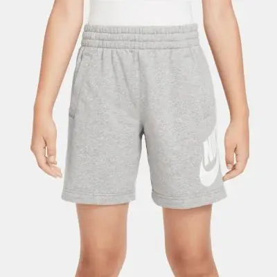 Pantalon Corto Nike Sportswear Club Fleece Gris Nino EKINSPORT