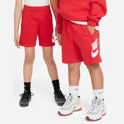 Pantaloncini da bambino Nike Sportswear Club Fleece Red EKINSPORT