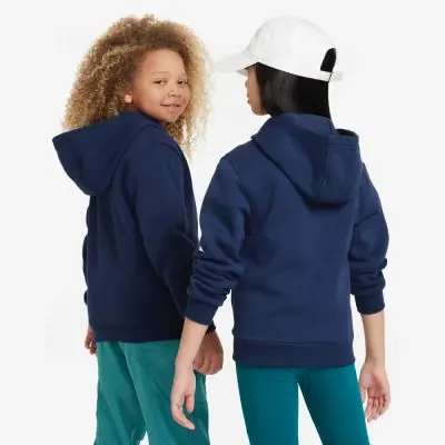 sweat zippe a capuche nike sportswear club fleece fd3004 410