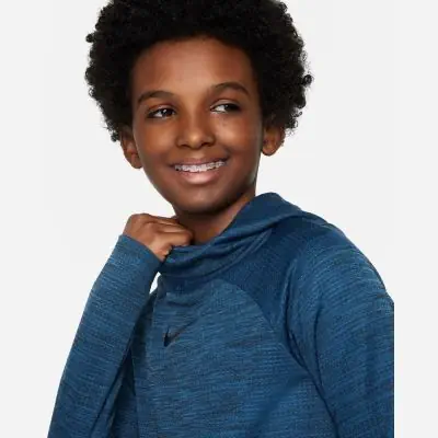 sweat a capuche nike drifit academy bleu enfant fd3133 457