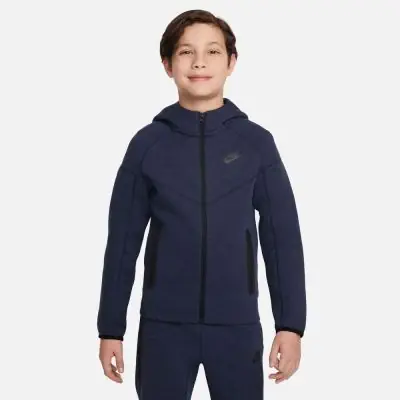 Felpa con cappuccio e zip Nike Tech Fleece da bambino EKINSPORT