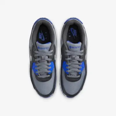chaussures nike air max 90 gore tex gris bleu homme fd5810 003