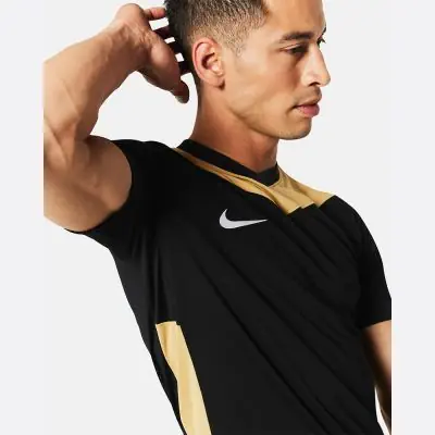 Maglia Nike Park Derby IV nera e oro da uomo EKINSPORT