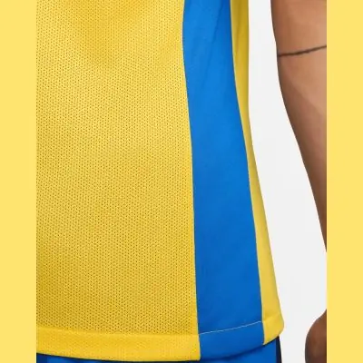 smaillot nike dri fit park derby iv jaune homme fd7430 720