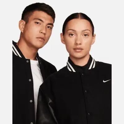 veste universitaire nike authentics noir homme fd7845 010