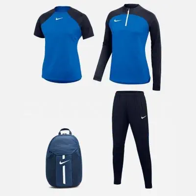 Ensemble Nike femme Pack 4 pièces Maillot Academy Pro Haut 1/4 zip Academy Pro Pantalon de survêtement Academy Pro Sac à dos Academy Team DH9242 DH9246 DH9273 D2647