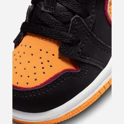 Jordan noir et orange best sale