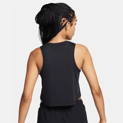debardeur crop top nike one classic noir femme fn2845 010
