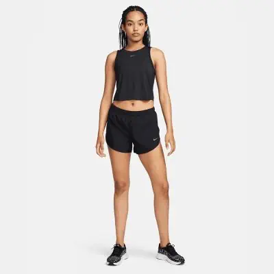 debardeur crop top nike one classic noir femme fn2845 010