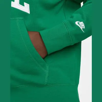 Herenpolo Nike Club Fleece Groen met lange mouwen EKINSPORT