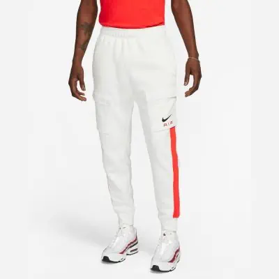 Pantalones cargo Nike Sportswear Air Fleece White hombre EKINSPORT