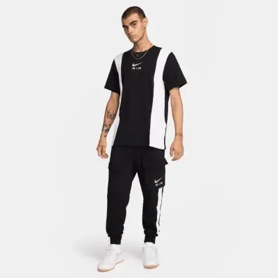 Maglietta Nike Sportswear SW Air bianca e nera da uomo EKINSPORT