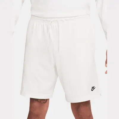 Short Nike Club Blanc Noir pour Homme EKINSPORT