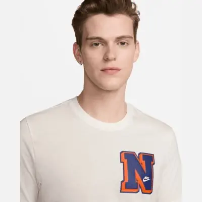 T shirt nike air col blanc outlet